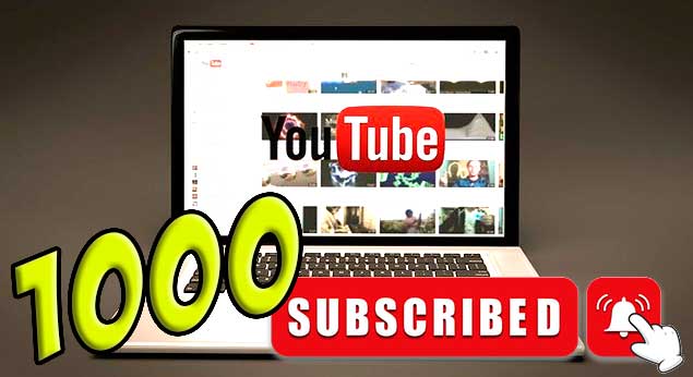 1000 suscriptores YouTube