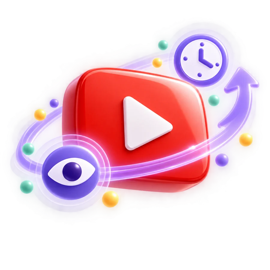 Comprar visitas de alta retención para videos de YouTube